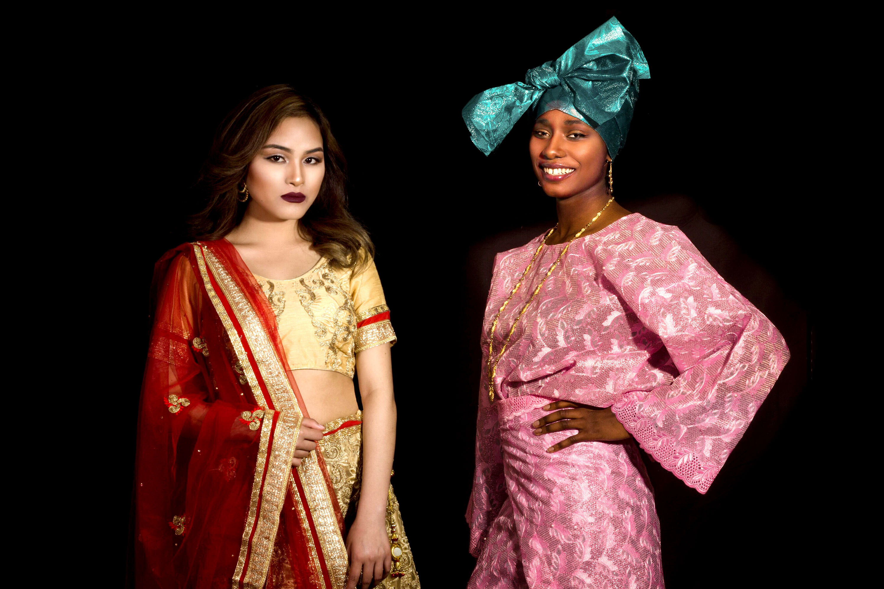 Two New American models from Karibu fashion show