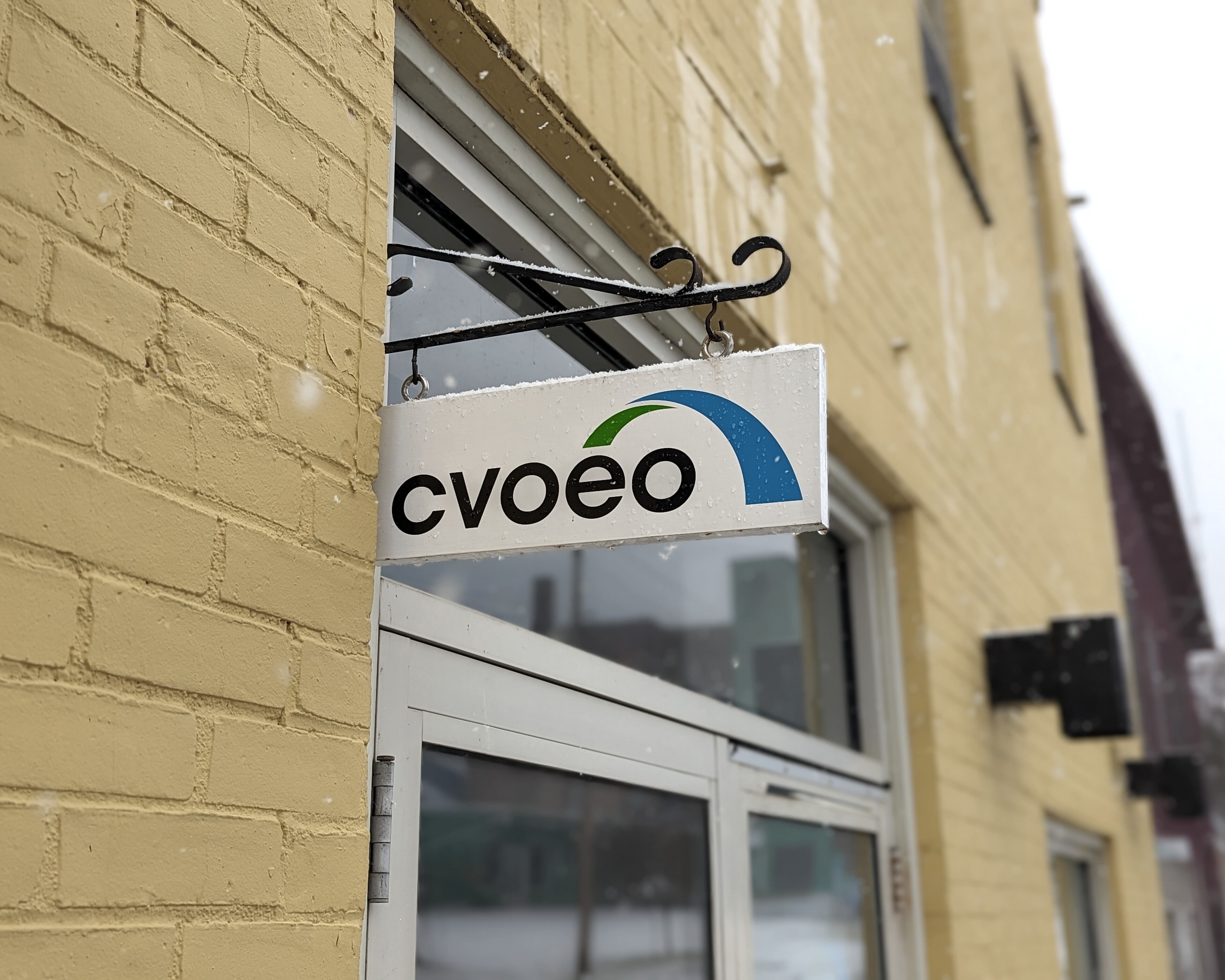 CVOEO building and sign