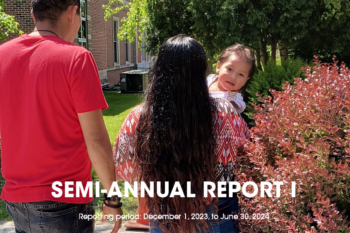 Cover of graphic for 2024 Semi-Annual Asylum Seeker Statewide Assistance Report