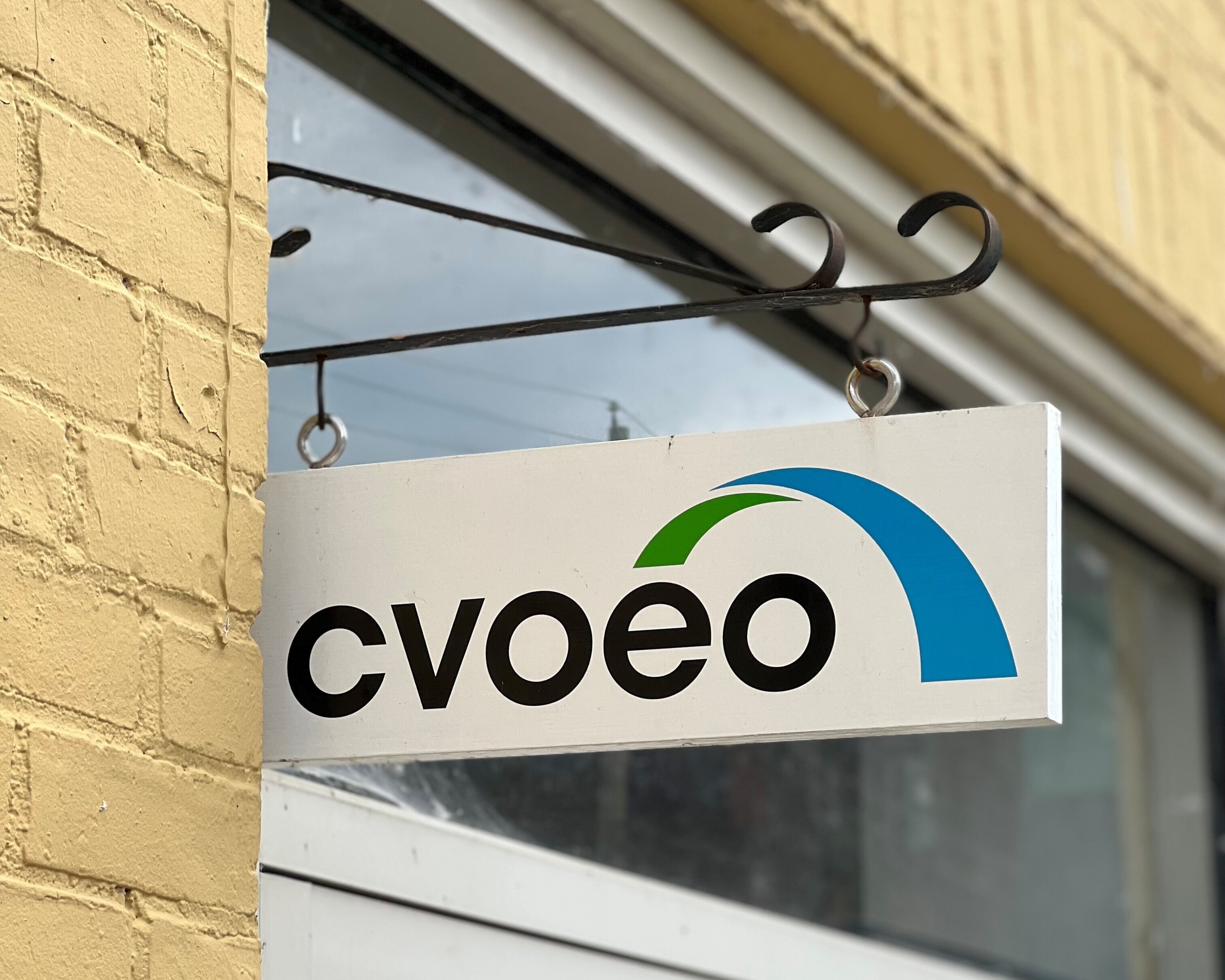 CVOEO sign outside of building